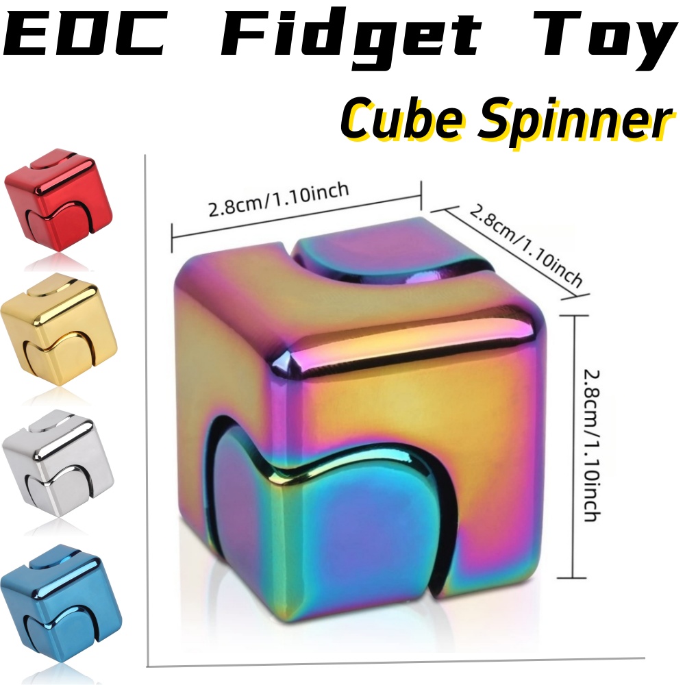 Cool Office Tech Gadgets - Yetişkinler Gençler için Metal Fidget Spinner