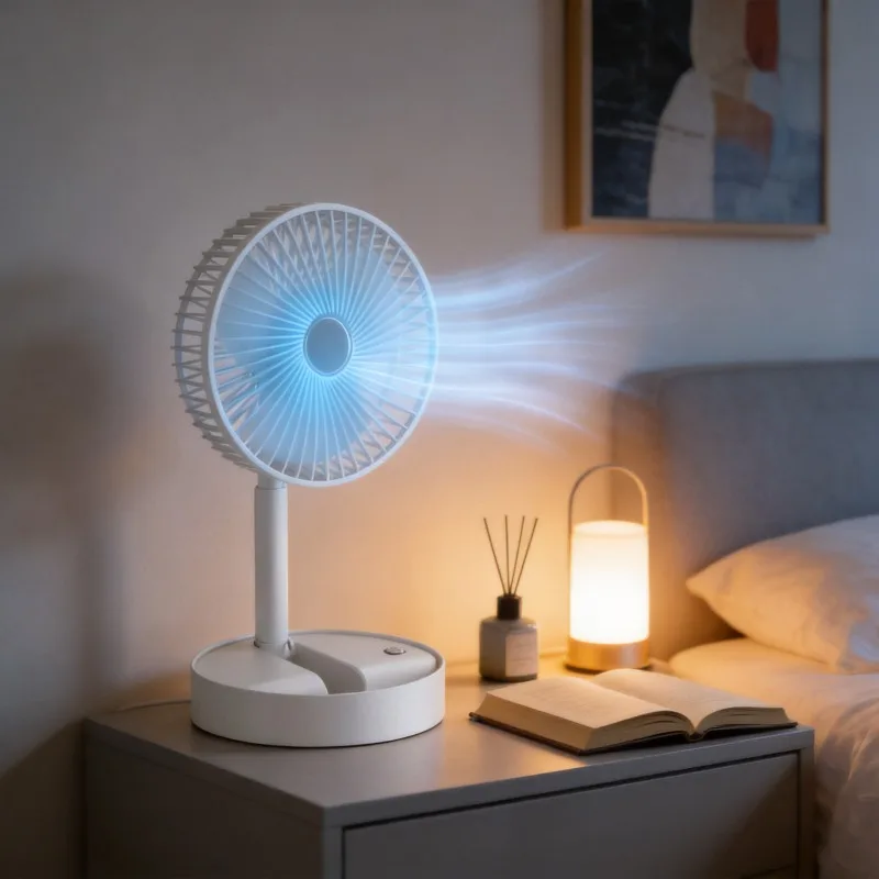 Cool Office Tech Gadgets - USB Şarjlı Mini Katlanabilir Uzatılabilir Fan
