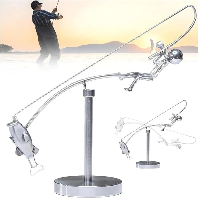Cool Office Tech Gadgets - Metal Denge Heykeli Büyük Metal Kinetik
