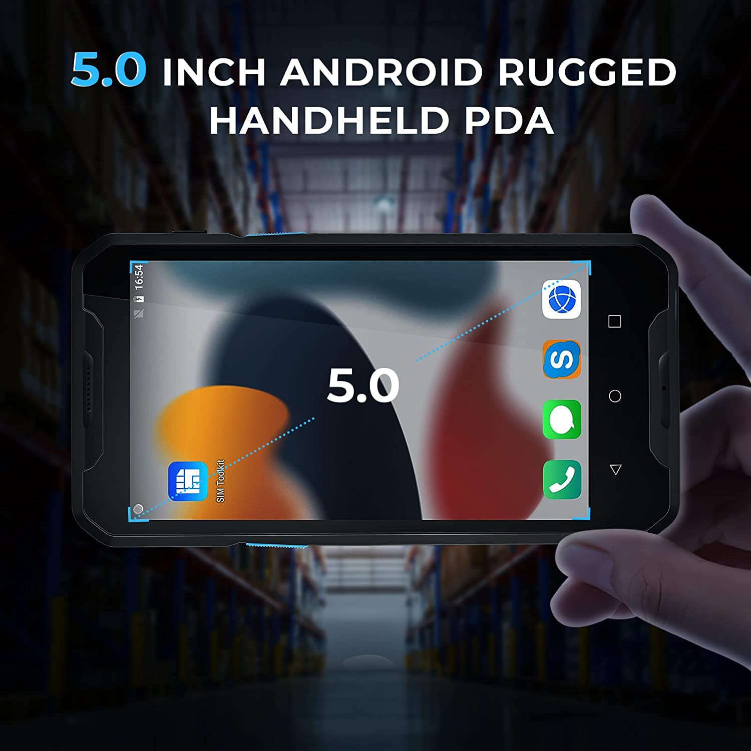 Android 9 4G Sağlam Kablosuz E - Barcode Scanner 2D incelemesi ve fiyatı