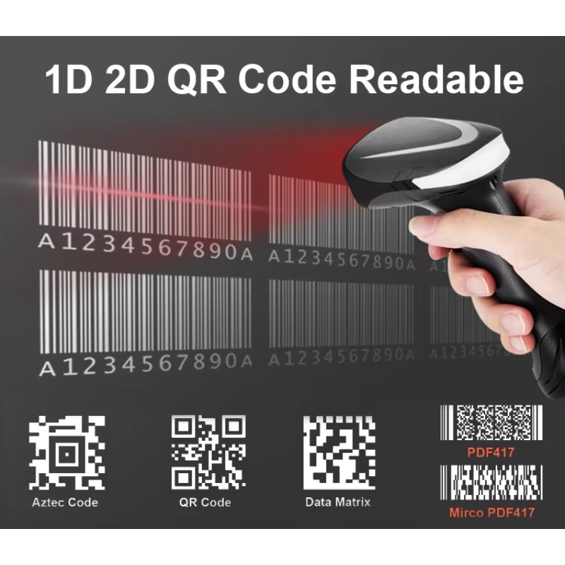 El Tipi USB Kablolu 1D 2D Bark - Barcode Scanner 2D incelemesi ve fiyatı