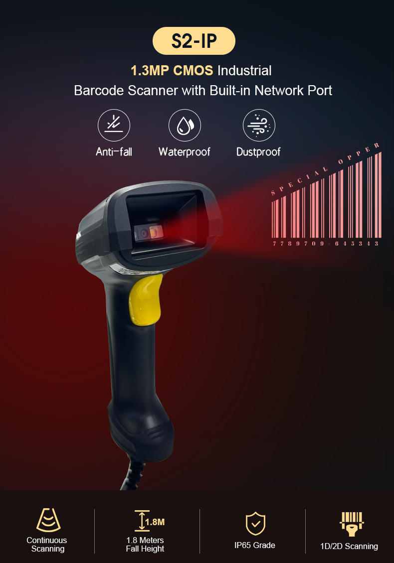 Rakinda Endüstriyel El Tipi 1D - Barcode Scanner 2D incelemesi ve fiyatı