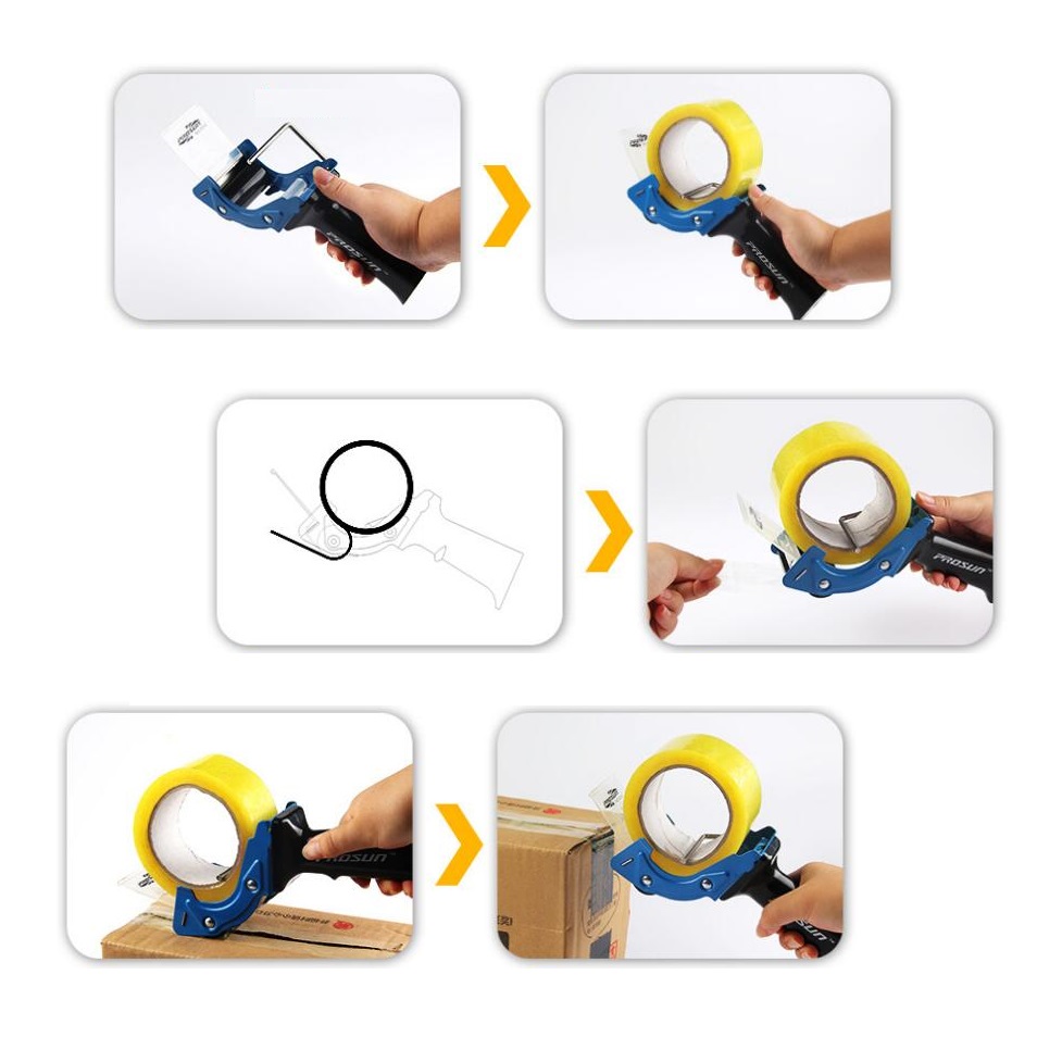 80mm ağır hizmet tipi bant tab - Tape Gun Dispenser incelemesi ve fiyatı