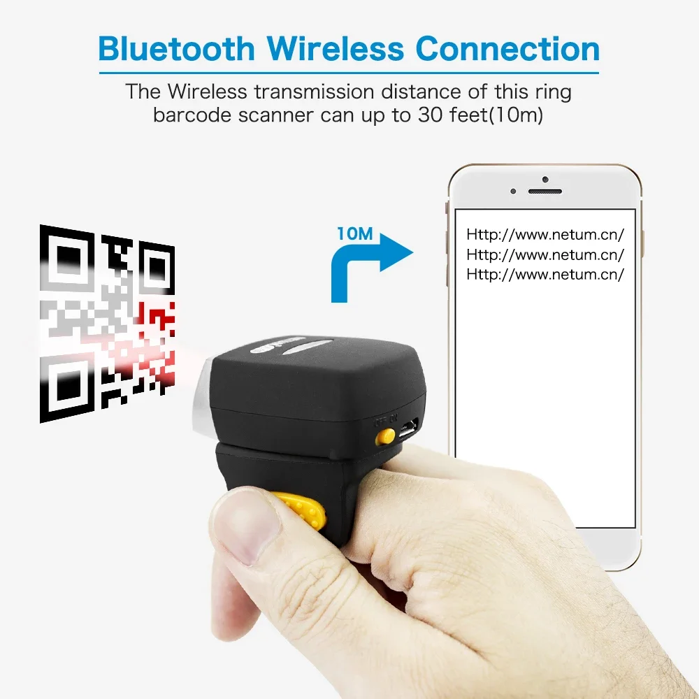 YENİ Netum Mini Parmak Yüzüğü  - Barcode Scanner 2D incelemesi ve fiyatı